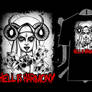 my art for HELL IS HARMONY band t shirt