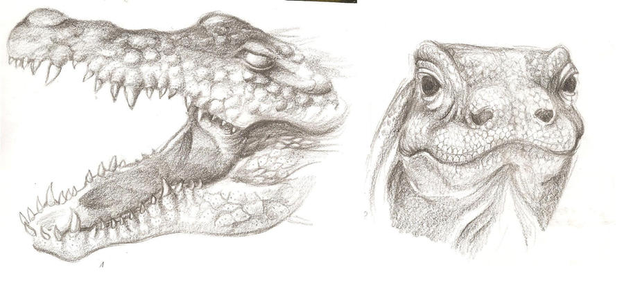 Drawing Reploids Reptiles by gryphonic19 on DeviantArt