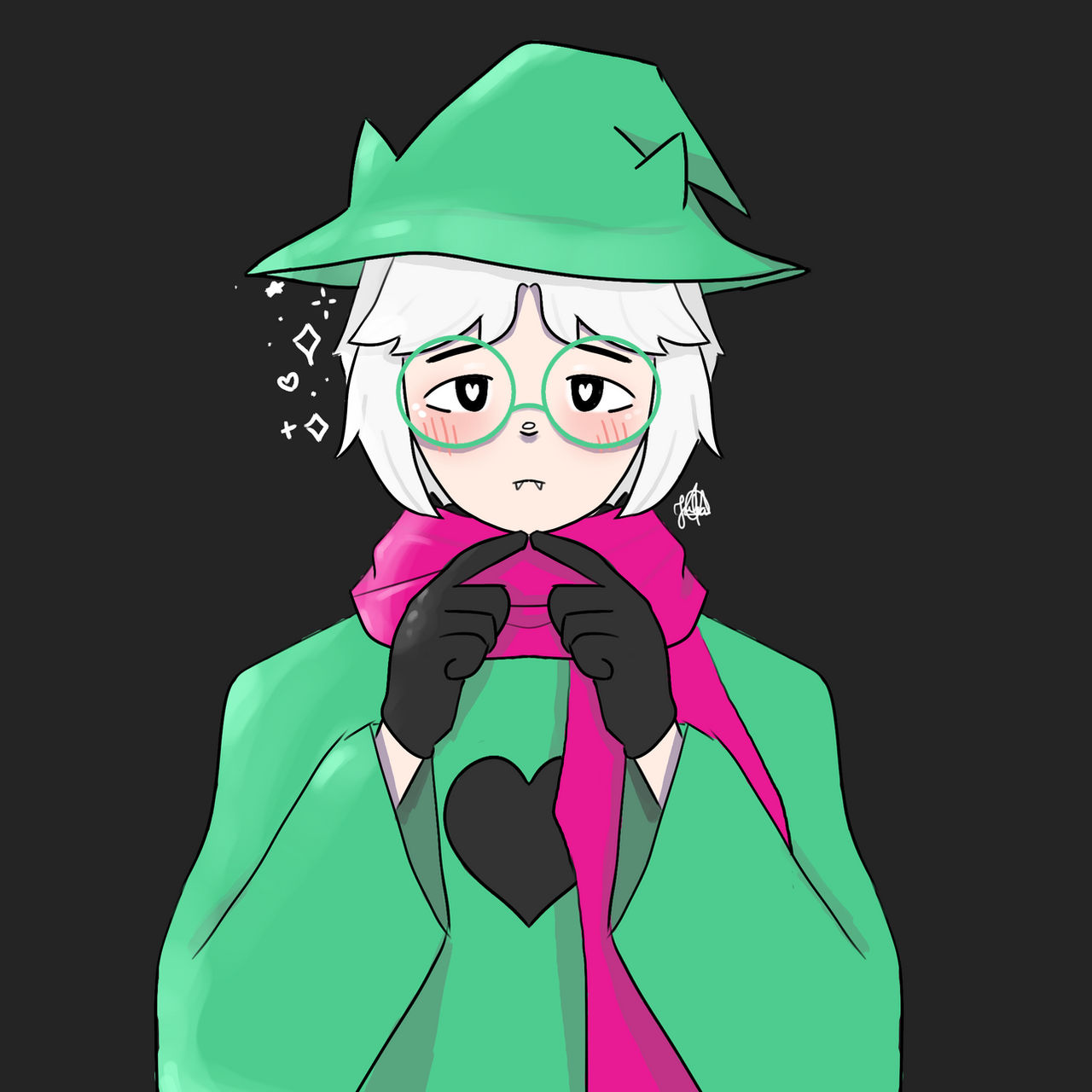 Blind Ralsei Ralsei by artsbyjubs on DeviantArt