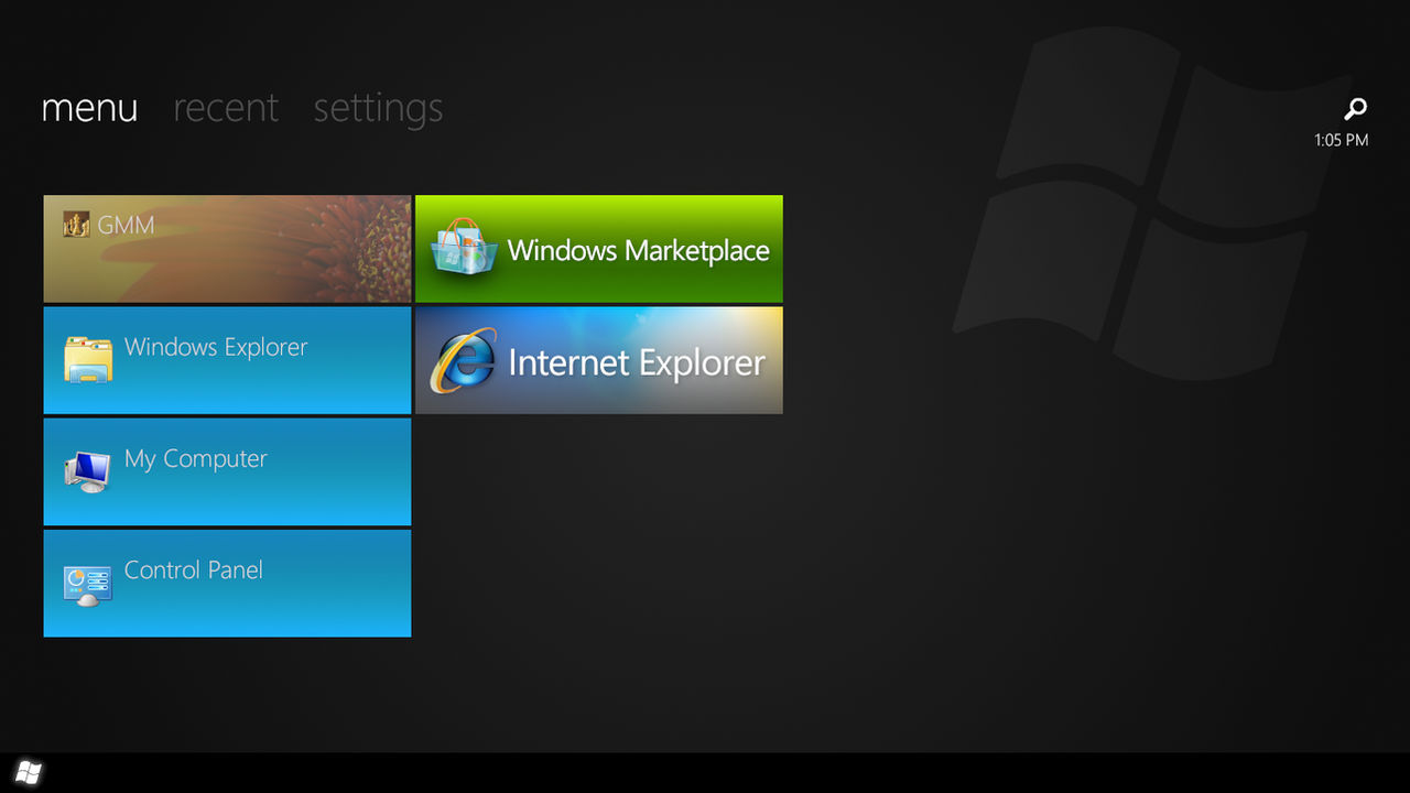 Windows 8 Splash Windows 8 Start Screen concept - circa 2008 by GMM2003 on DeviantArt