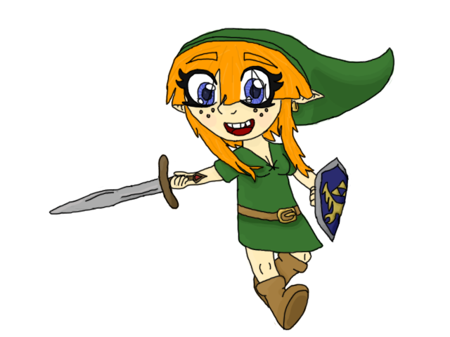 Dusty as Link Chibi