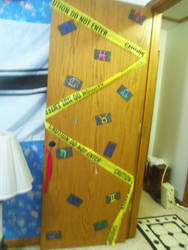 Oh hey look my bedroom door