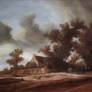 Dan Scurtu - Landscape after Salomon Van Ruysdael