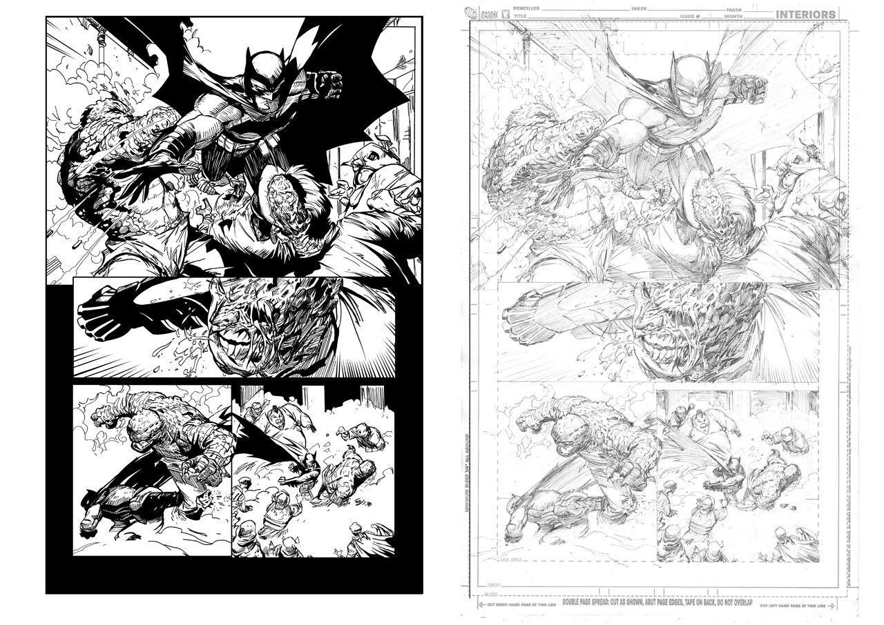 Batman Greg Capullo Inked