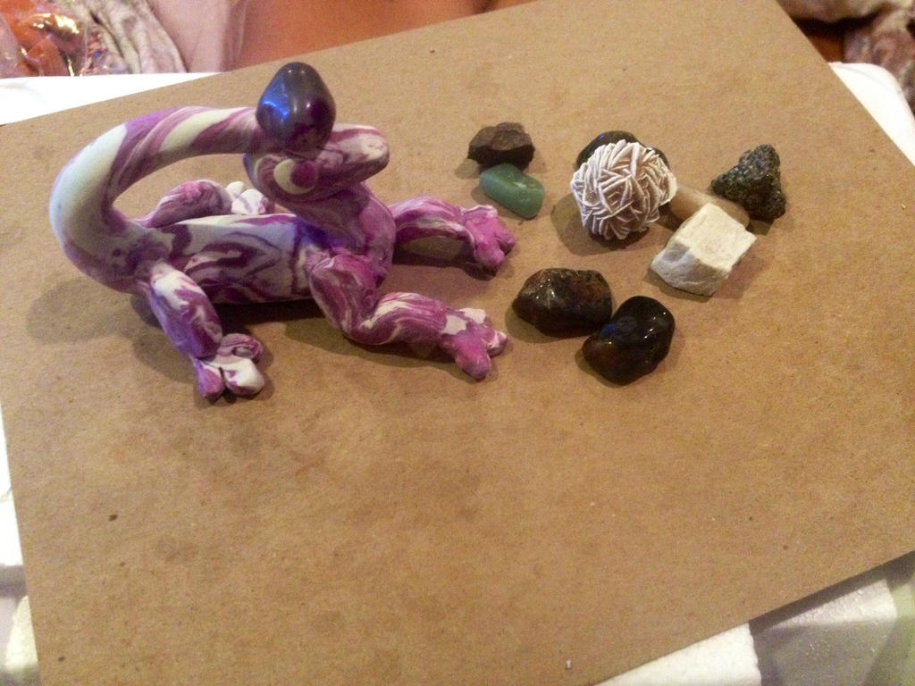 Purple swirl gem dragon
