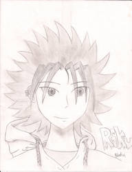 'Riku' with his hair spiked