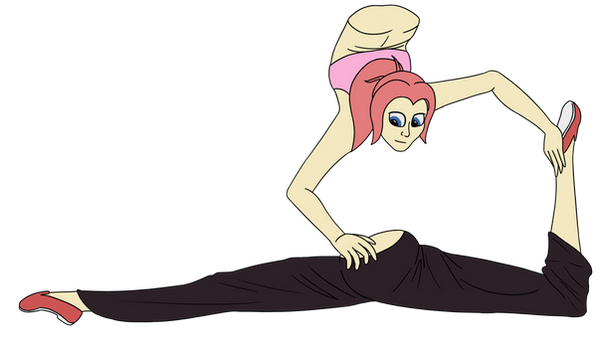 Splits in Half by FlexibleAnatomy on DeviantArt