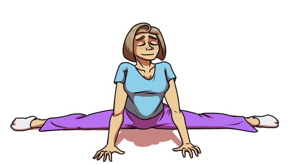 Side Splits by FlexibleAnatomy on DeviantArt