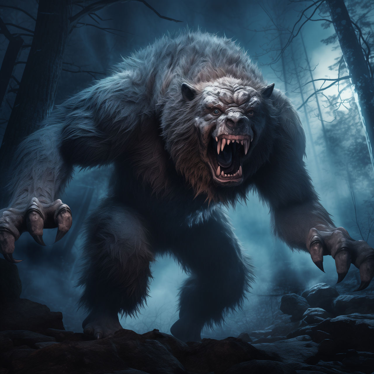Werebear Poster Werebear by rwb3d on DeviantArt