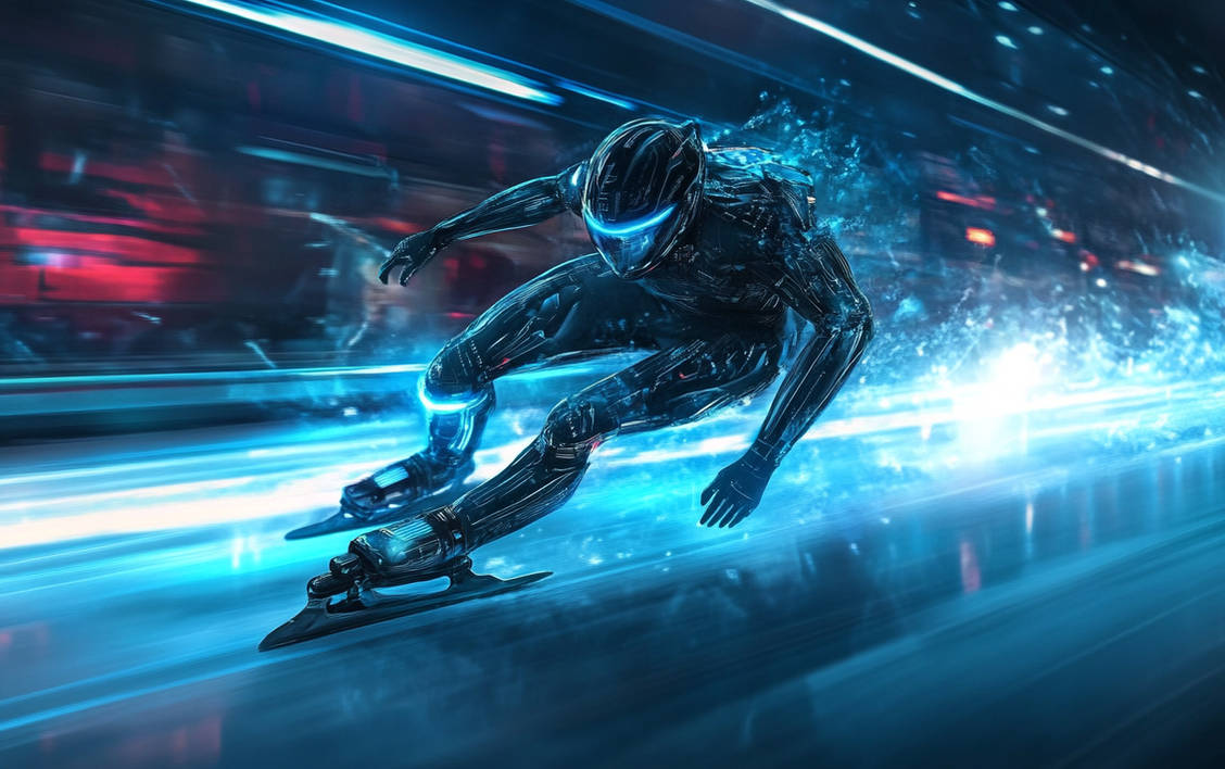 Ice Robots Deviantart Iceskating by rwb3d on DeviantArt