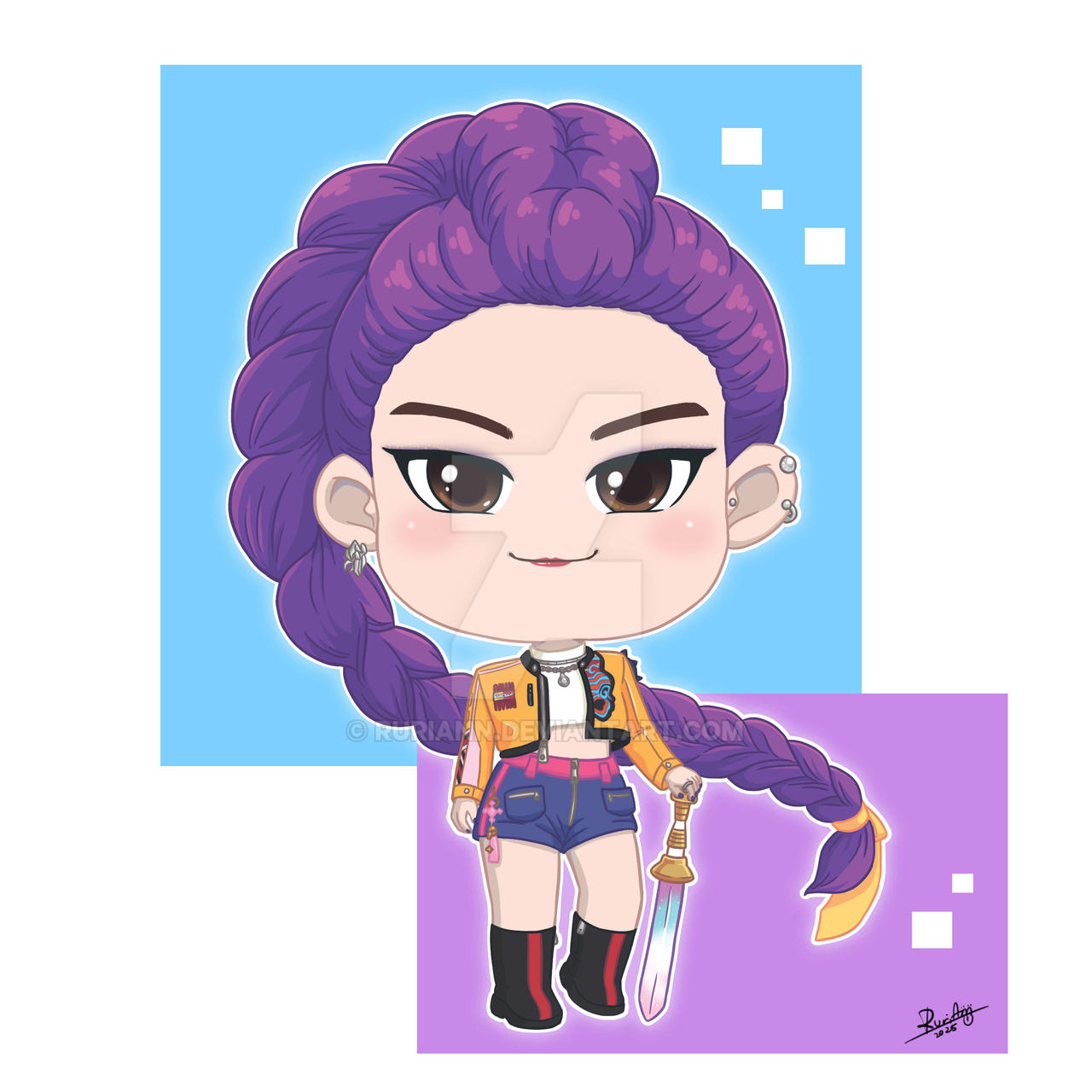 Huntrixm Rumi Huntrix-Rumi by ruriann on DeviantArt