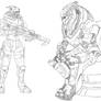 Garrus Sketchdump 1