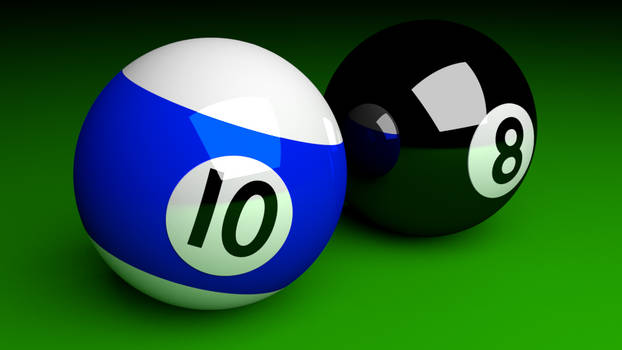 Finished Pool Balls Blender Tutorial