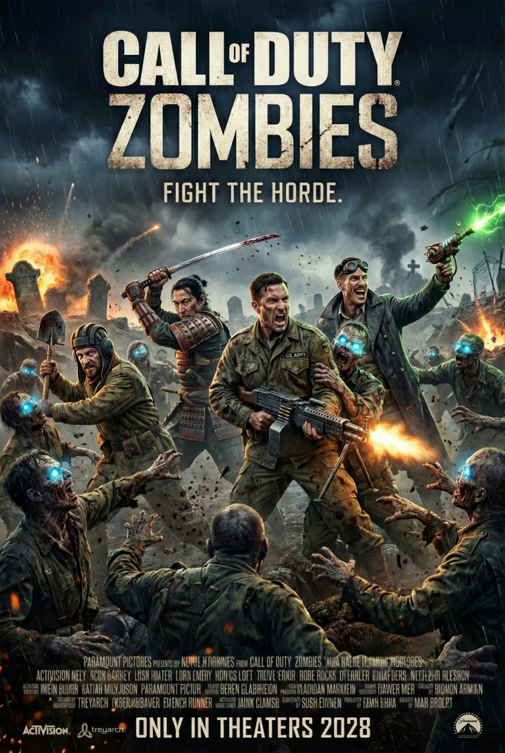 Cod Zombies Plot Call of Duty Zombies Movie Concept Poster by DoomshroomQC on DeviantArt