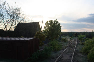 Evening On The Railway