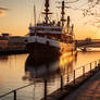 Golden Hour Harbor Stroll