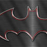 Metallic Bat Symbol