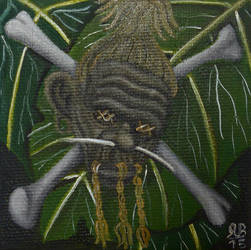 Schrumpfkopf/shrunken head by Ulrabiart