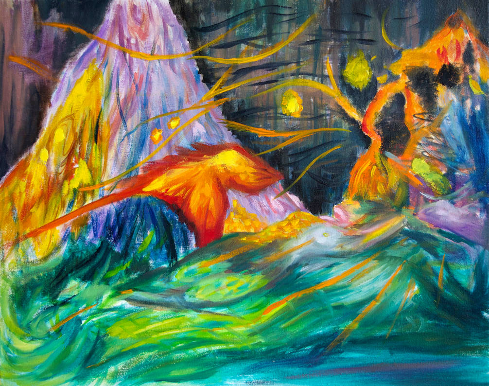 Creative Figure Ground Figure ground painting by TheBlackCatMasque on DeviantArt