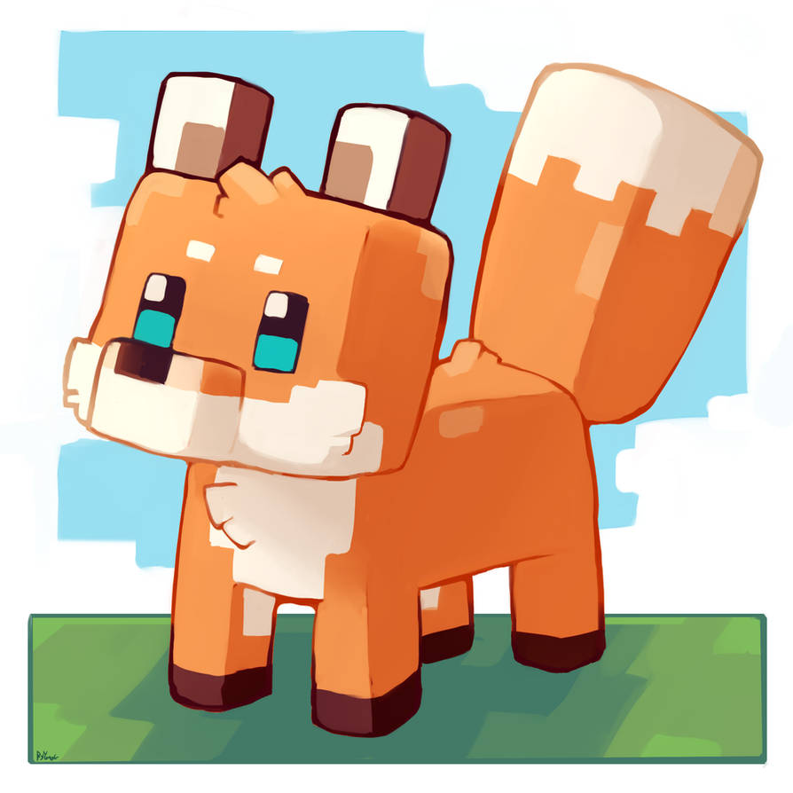 Minecraft Fox Deviantart fox by YongE on DeviantArt