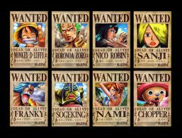 Straw Hat Crew S Wanted Posters By Elementprincess Wolf On Deviantart