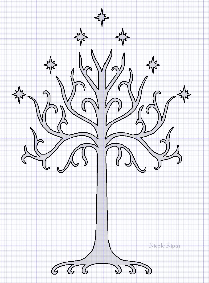 Whte Tree Of Gondor By Barnowler On Deviantart Whte Tree Of Gondor By Barnowler On Deviantart