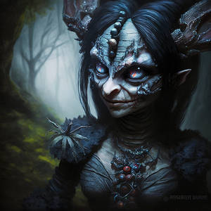 The Dark Enchantress Faerie of the Night