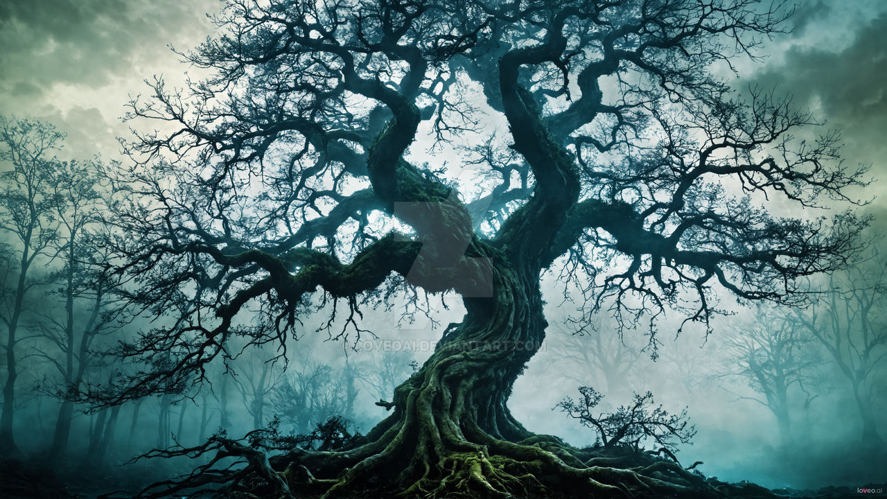 Haunted Tree by loveoai on DeviantArt