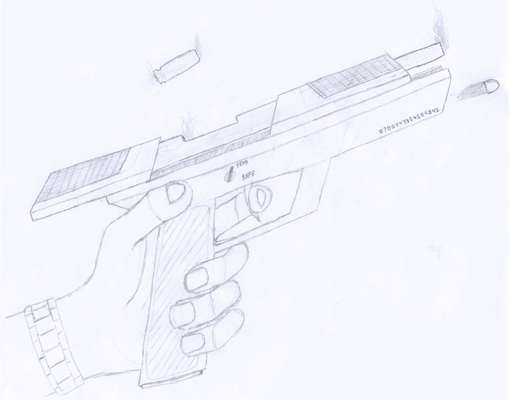 Drawn Gun