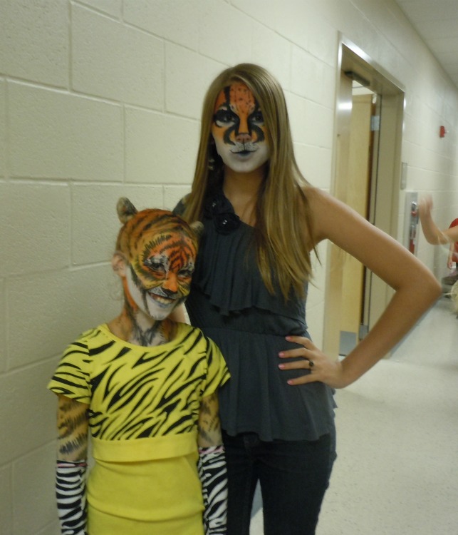 Shere Khan and an Ocelot