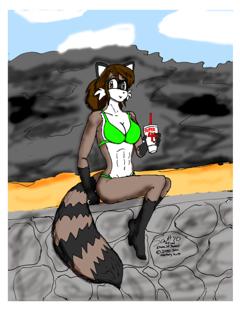 At the beach with Emma
