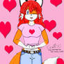 Lily's belly-button heart