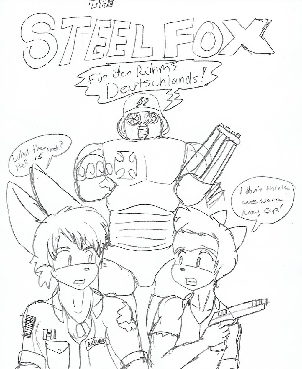 The Steel Fox prototype cover