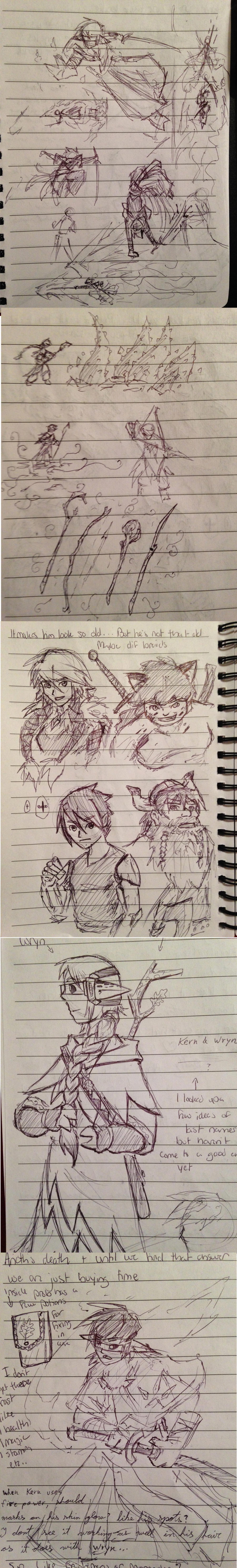 Fighting Tournament sketch dump