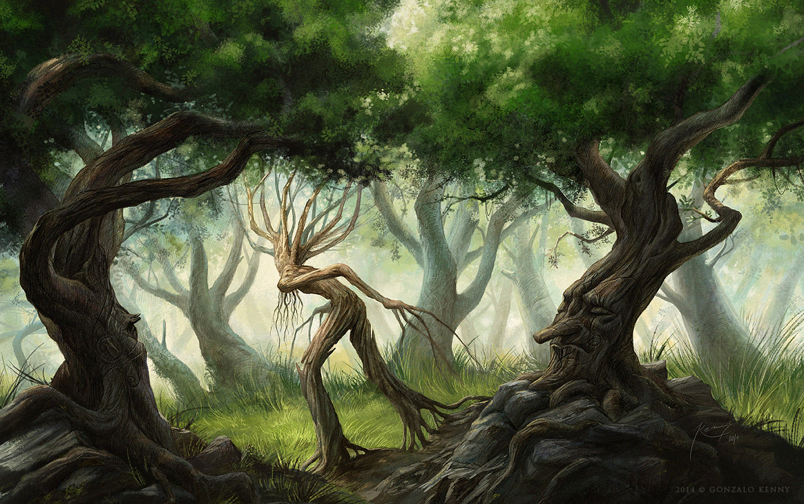 Tree Ents Deviantart Ents and Huorns by gonzalokenny on DeviantArt