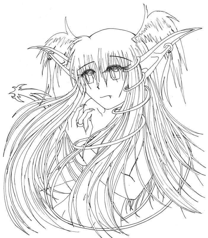 Vampy Lineart