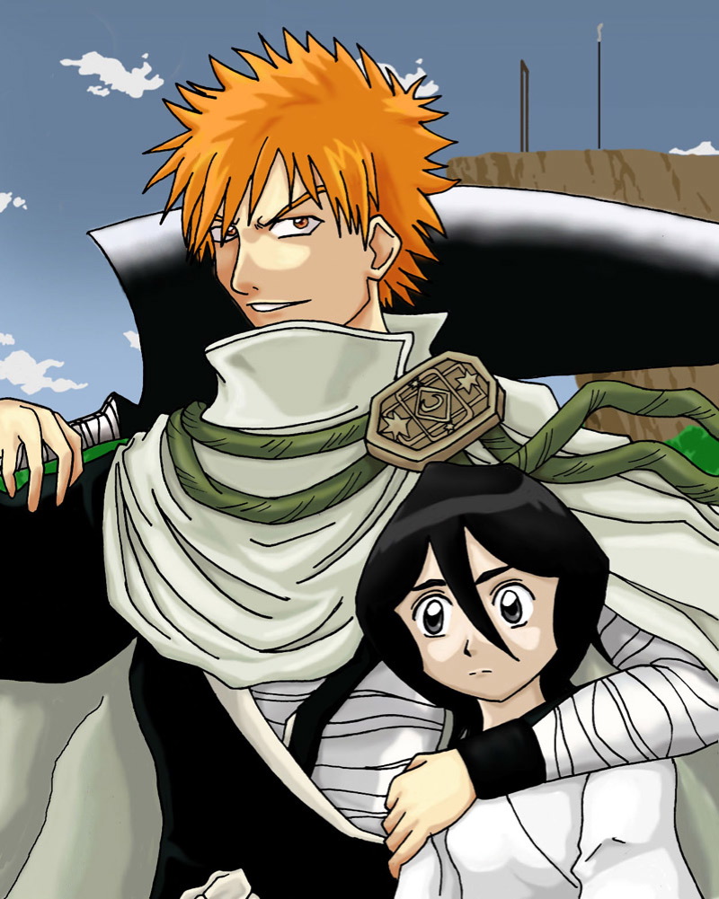 Bleach Ichigo And Rukia By Himeko On Deviantart Bleach Ichigo And Rukia By Himeko On Deviantart