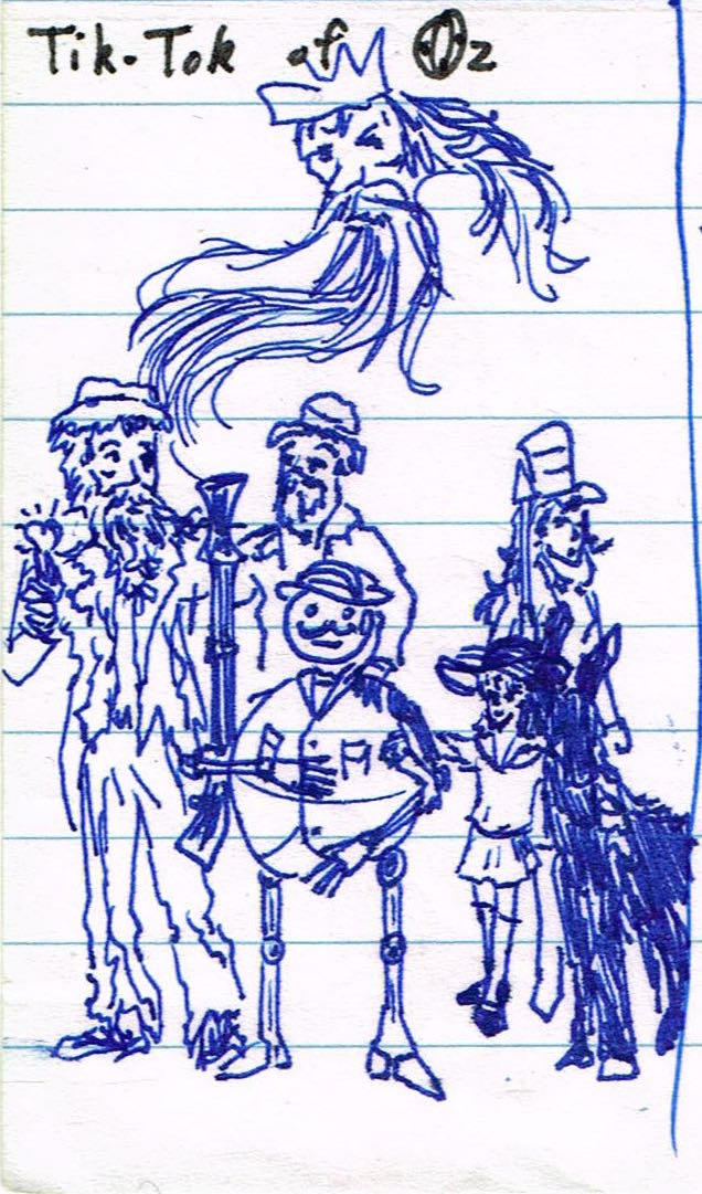 Tik Tok Drawings Of People | Tik-Tok of Oz by Hand-Sam-Art on DeviantArt...  Oil Pastels Challenge #06🌈 oil pastel portrait of idol Tik ...
 |Tik Tok Drawings Of People