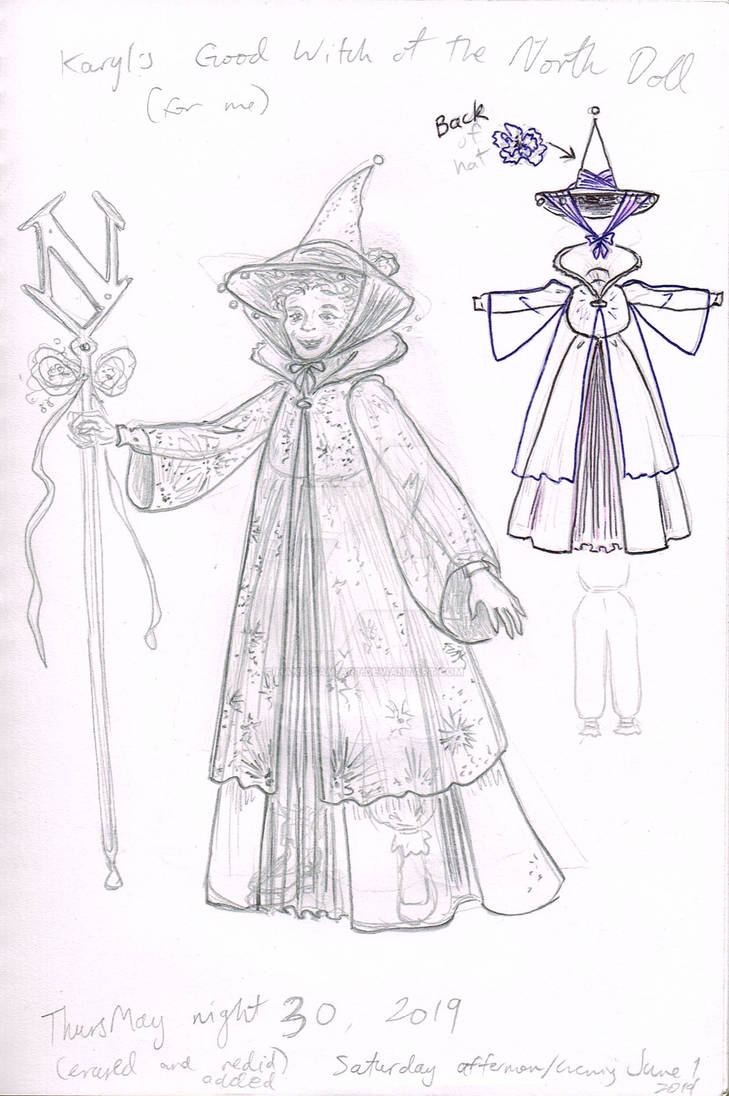Good Witch of the North Doll sketch by Hand-Sam-Art on DeviantArt