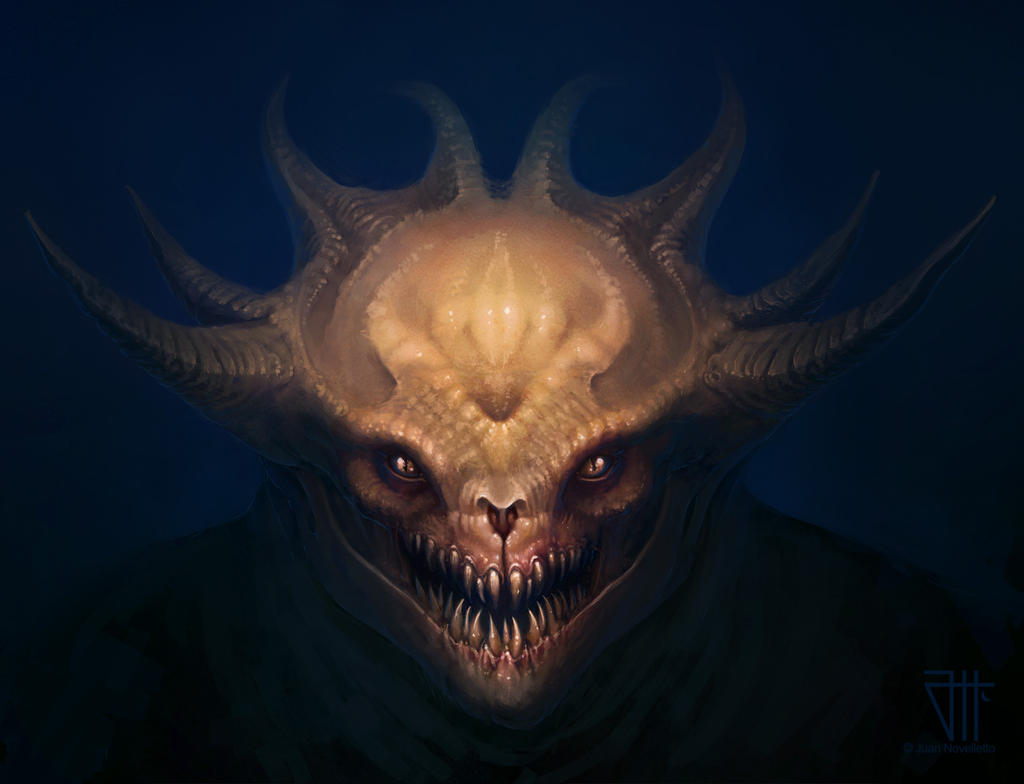 Demon's face (remake old work)