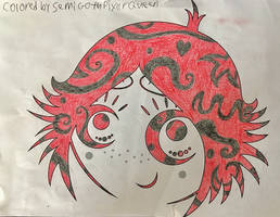 Ruby Gloom coloring book art