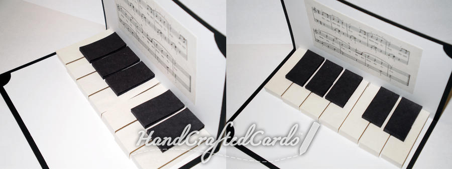 Piano Birthday Card (Pop-up)