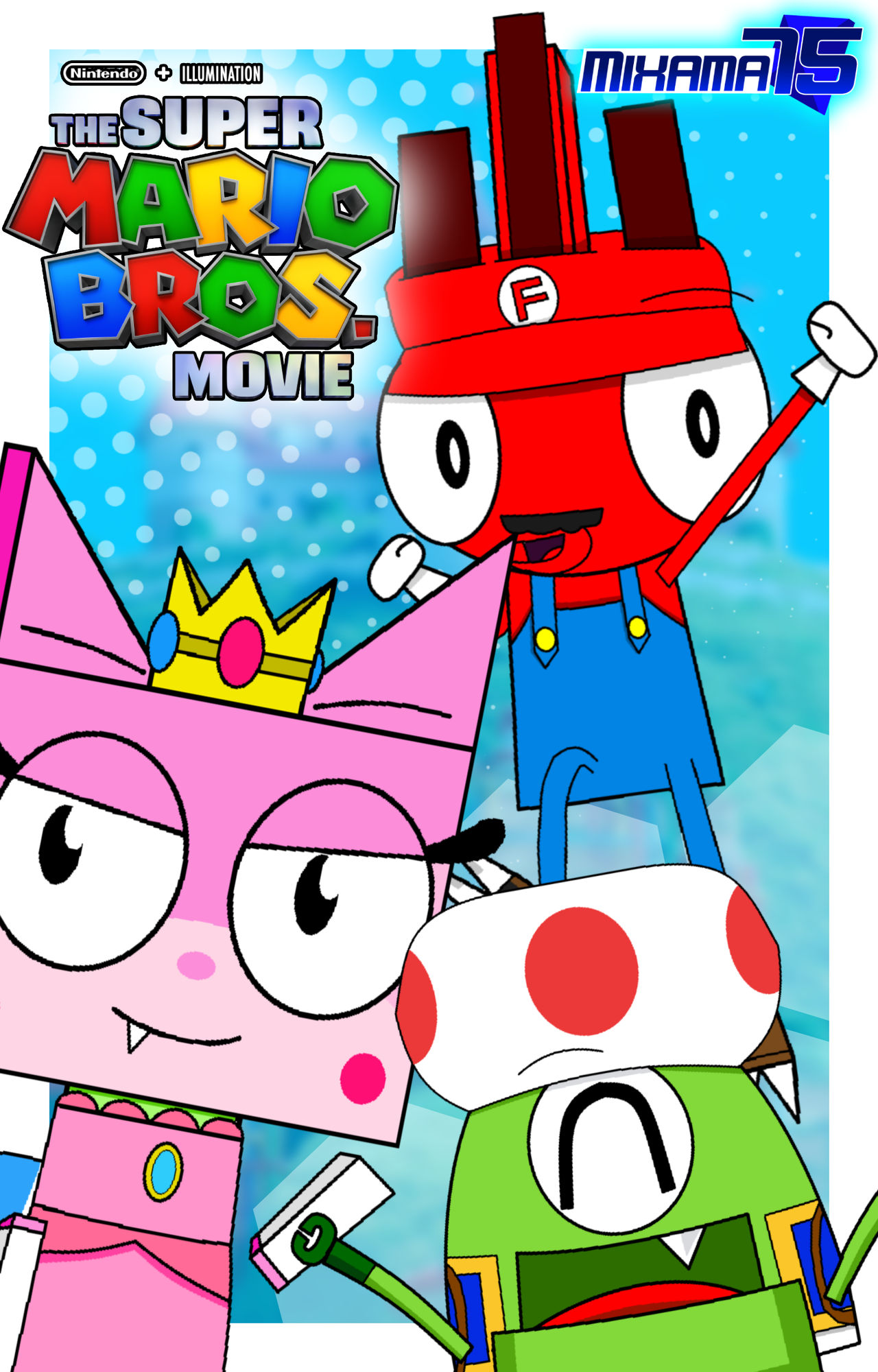 Mixels Meet Mario If Mixels (and Unikitty) was in Mario Bros Movie by ToonMix42 on DeviantArt
