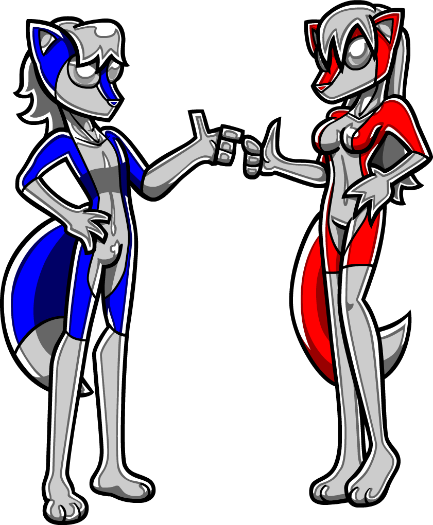 Request: Sam and Nikita as Rubber-Types