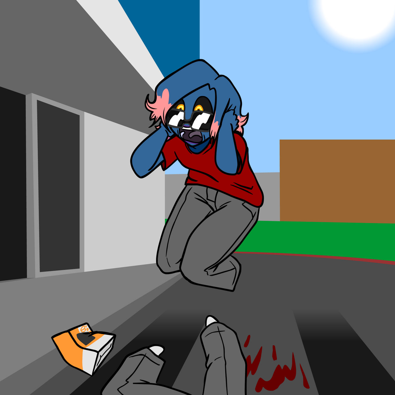 Shen-Dreavus: Run Over by Shennanigma on DeviantArt
