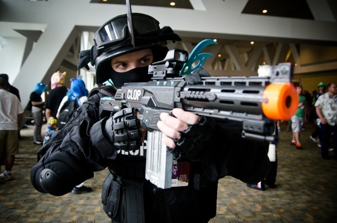 My Little Pony Changeling/SWAT Cosplay