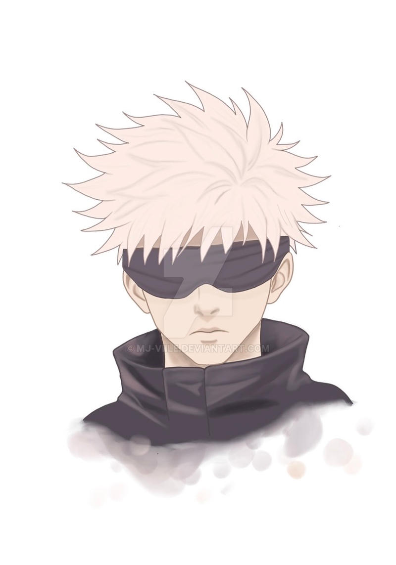 Satoru Gojo Portrait By MJ Viile On DeviantArt satoru-gojo-portrait-by-mj-viile-on-deviantart