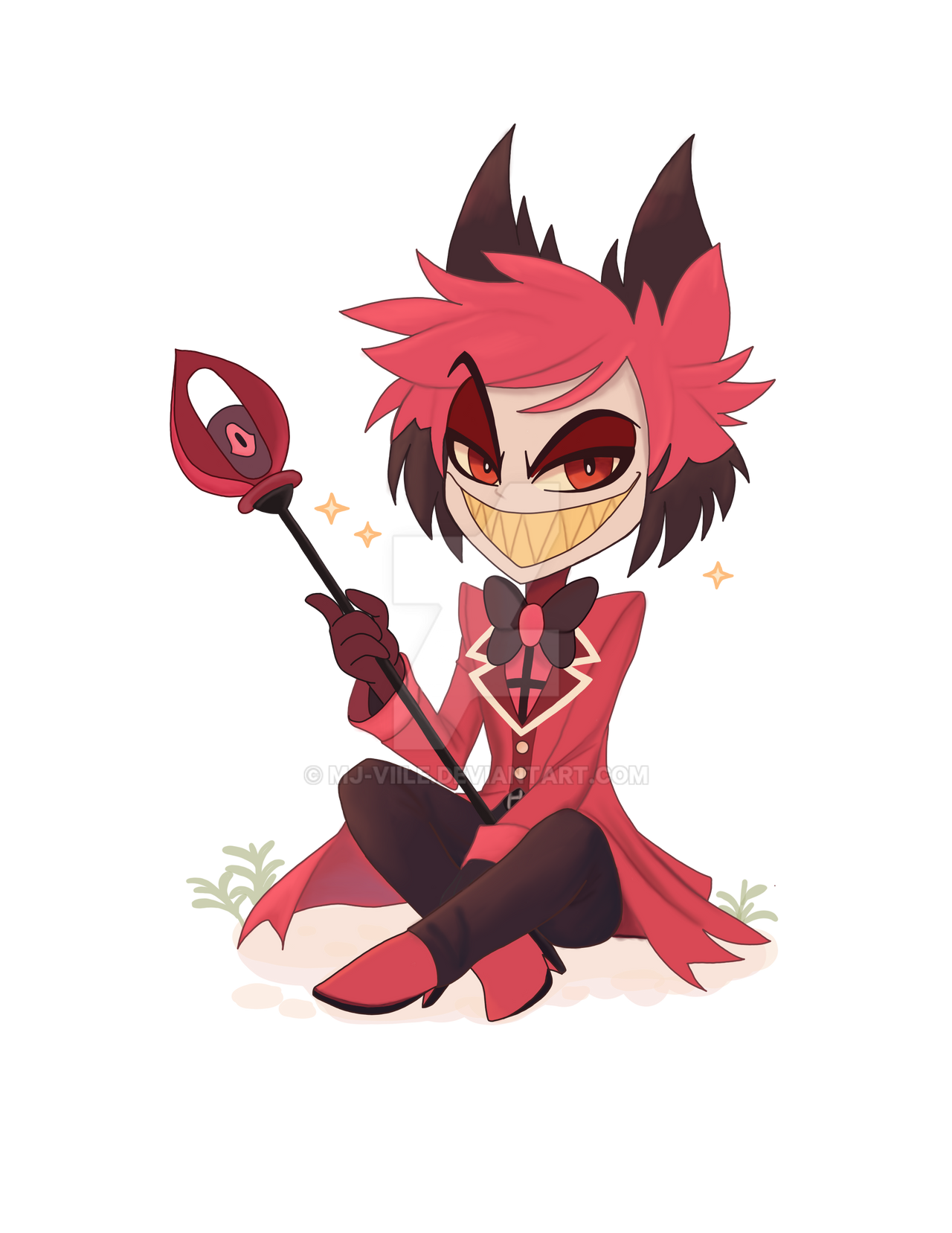 Alastor Hazbin Hotel Fan Art By MJ Viile On DeviantArt alastor-hazbin-hotel-fan-art-by-mj-viile-on-deviantart