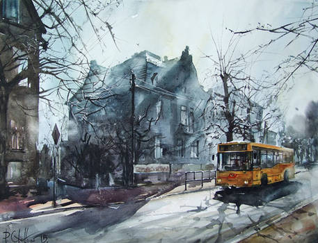 Dzierzoniow, Yellow Bus