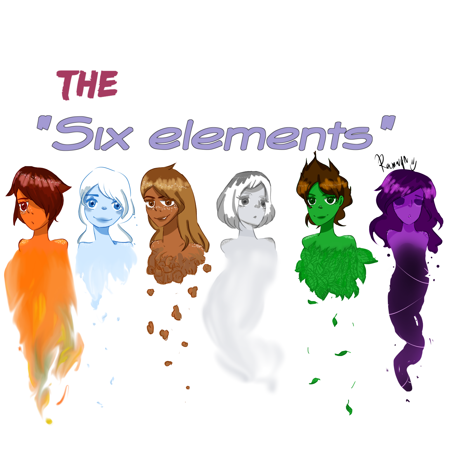 The ''six elements'' by ramayn on DeviantArt